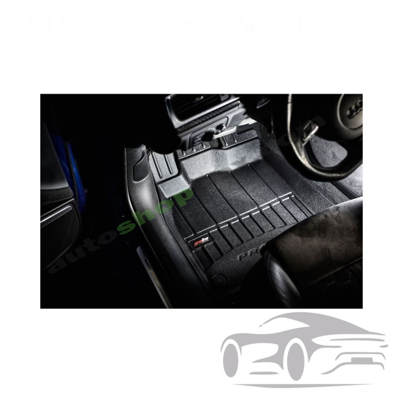 3D Оригинални гумени стелки FROGUM ABARTH 500 / 595 / 695, 500C / 595C / 695C; FIAT 500, 500 C 07.07-, Hatchback