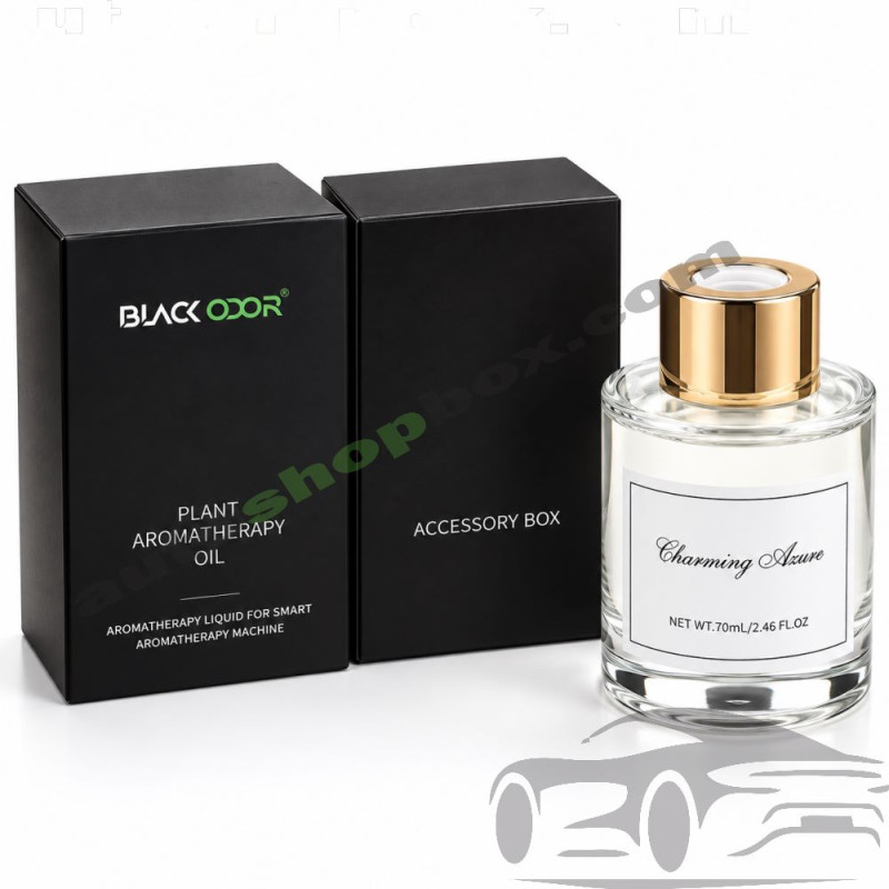 Електрически ароматизатор и дифузер за кола и дом Black Odoor BO-05, 70ml, USB Type-C