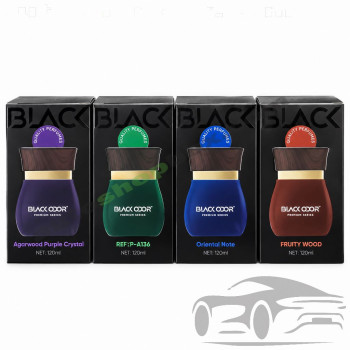 Течен ароматизатор за кола и дом Black Odor Premium Series, 120ml - различни аромати