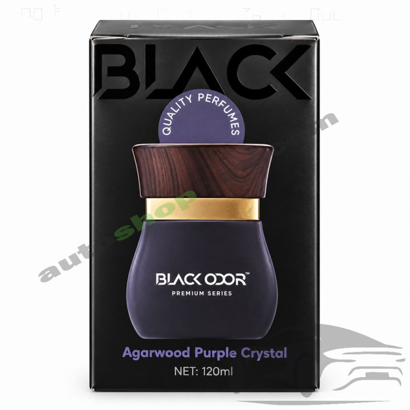 Течен ароматизатор за кола и дом Black Odor Premium Series, 120ml - различни аромати