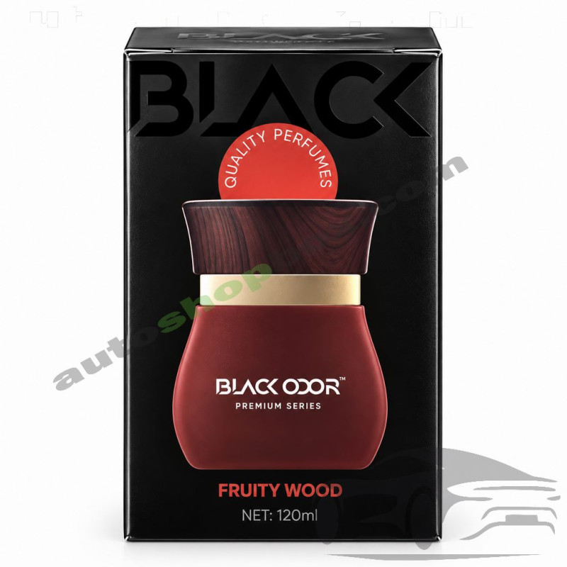 Течен ароматизатор за кола и дом Black Odor Premium Series, 120ml - различни аромати