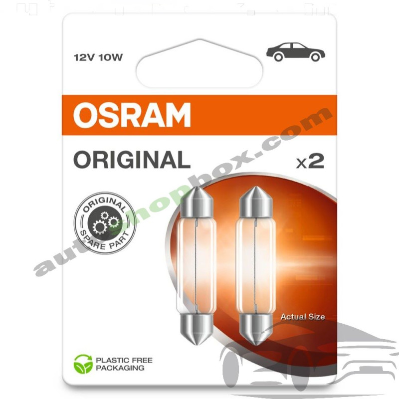 Крушка, светлини купе C10W Osram Standard 12V 10W 41mm- 2бр