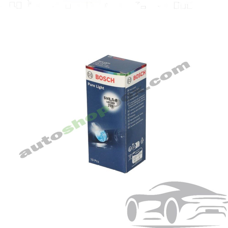 Крушка C18W Bosch Pure Light 12V, 18W 41mm -10бр