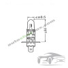 Крушка фар H1 Osram Night Breaker Silver 12V, 55W- 1бр