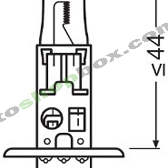 Крушка, фар за дълги светлини H1 Osram Ultra Life 12V, 55W- 1бр