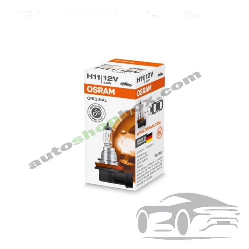 Крушка, фар за дълги светлини H11 Osram Standard 12V, 55W-1бр