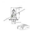 Крушка фар H13 Osram Standard 12V, 55/65W- 1бр