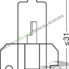 Крушка фар- халоген мъгла Osram Standard 12V, 55W- 1бр