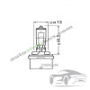 Крушка фар H27W/1 Osram Standard 12V, 27W- 1бр