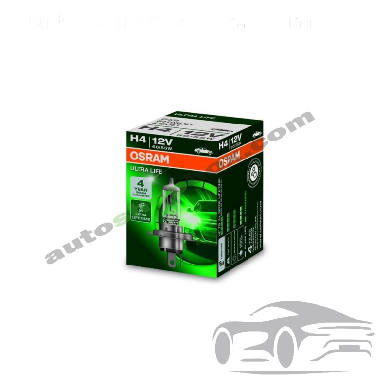 Крушка, фар H4 Osram Ultra Life 12V, 60/55W- 1бр