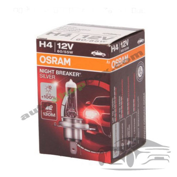 Крушка, фар H4 Osram Night Breaker Silver 12V, 60/55W