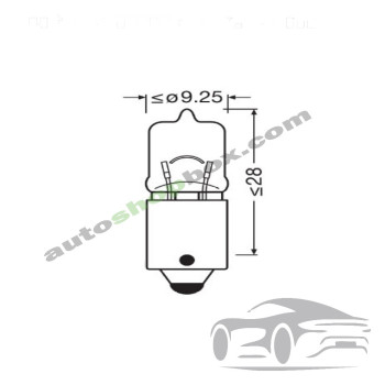 Крушка, мигач H6W Osram 12V 6W- 2бр