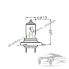 Крушка, фар H7 Osram Night Breaker Silver 12V, 55W-1бр