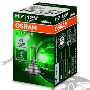 Крушка, фар H7 Ultralife Osram 12V, 55W-1бр