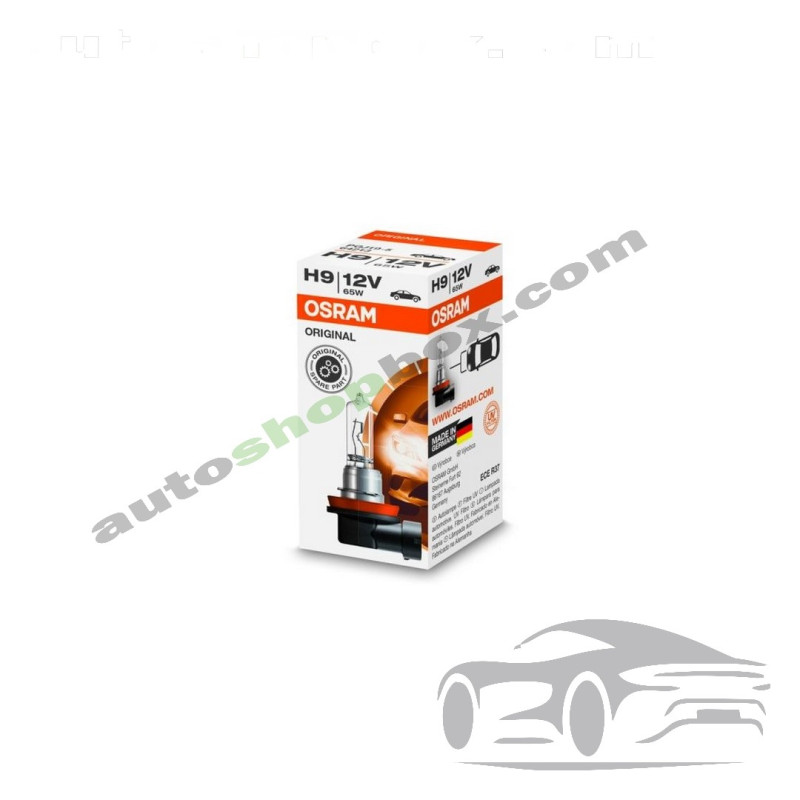 Крушка, фар за дълги светлини H9 Osram Standard 12V, 65W- 1бр