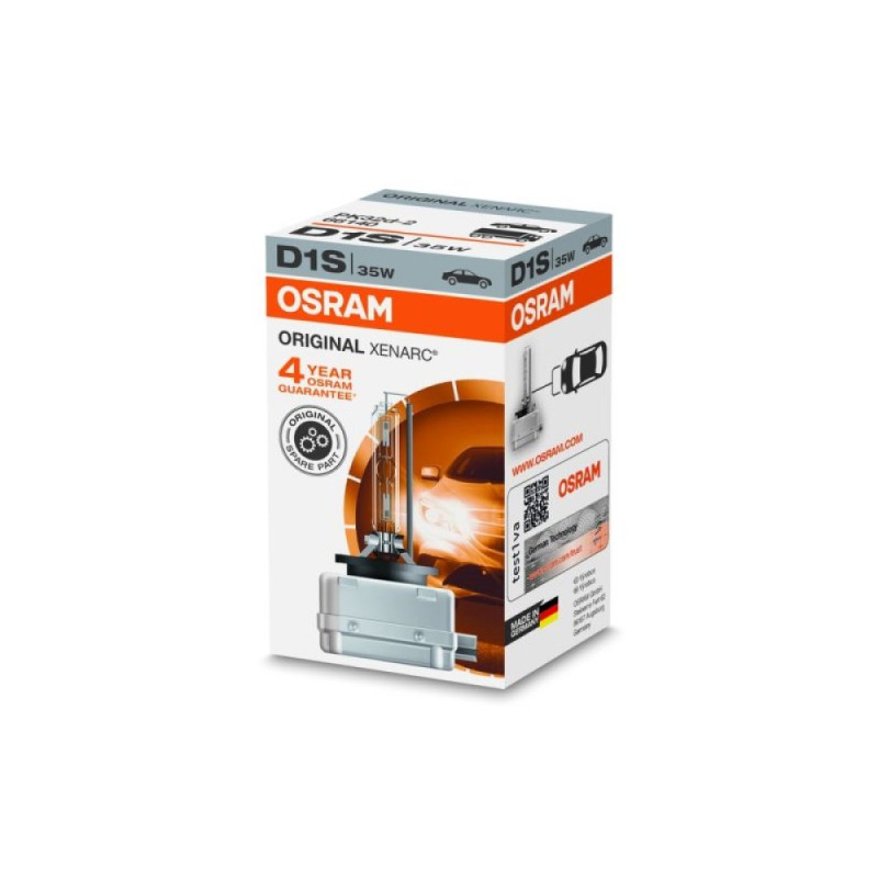 Крушка фар D1S Xenon Osram Standard 35W, 4150 К- 1бр