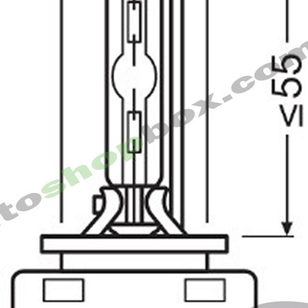 Крушка, фар за дълги светлини Xenon D1S Osram XENARC NIGHT BREAKER 220 35W 4500K-1бр