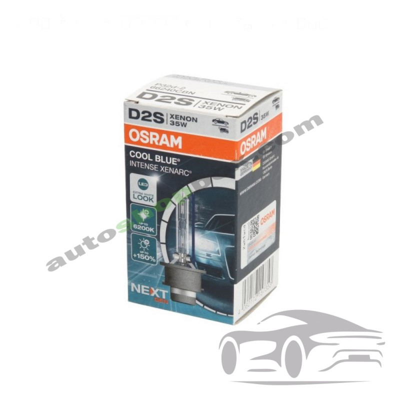 Крушка, фар за дълги светлини Xenon D2S Cool Blue Intense NextGen 35W, 6200 К- 1бр
