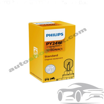 Крушка, мигач PY24W Philips Standard 12V, 24W- 1бр.