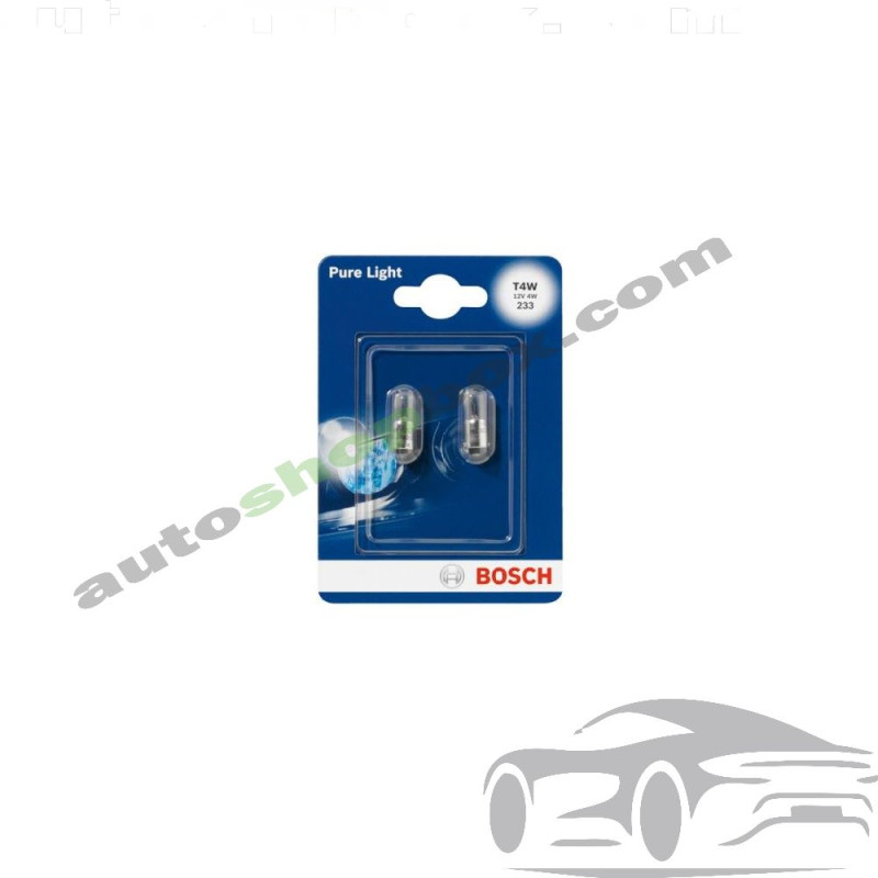 Крушка, мигач T4W Bosch 12V, 4W- 2бр.