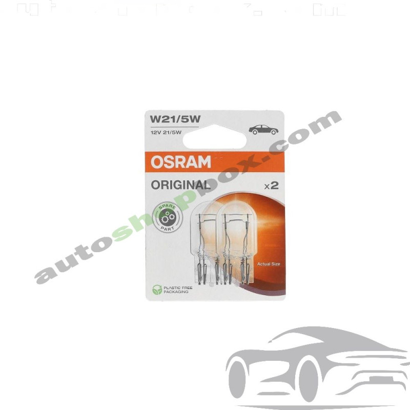 Крушка, светлини за паркиране / позициониране W21/5W Osram Staandard 12V 5/21W- 2бр.