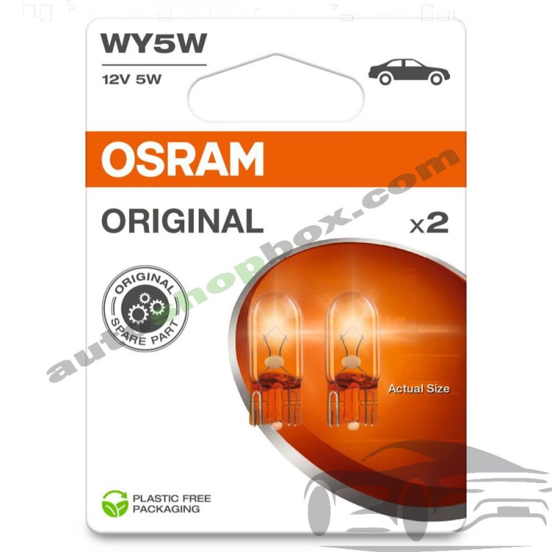Крушка, мигач WY5W Osram Standardb 12V 5W- 2бр