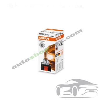 Крушка, фар за дълги светлини H15 Osram Standard 12V, 55/15W-1бр