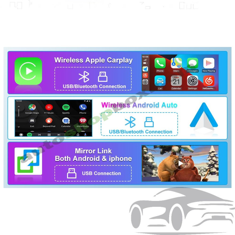 Мултимедия 10.1"2+64G +Carplay