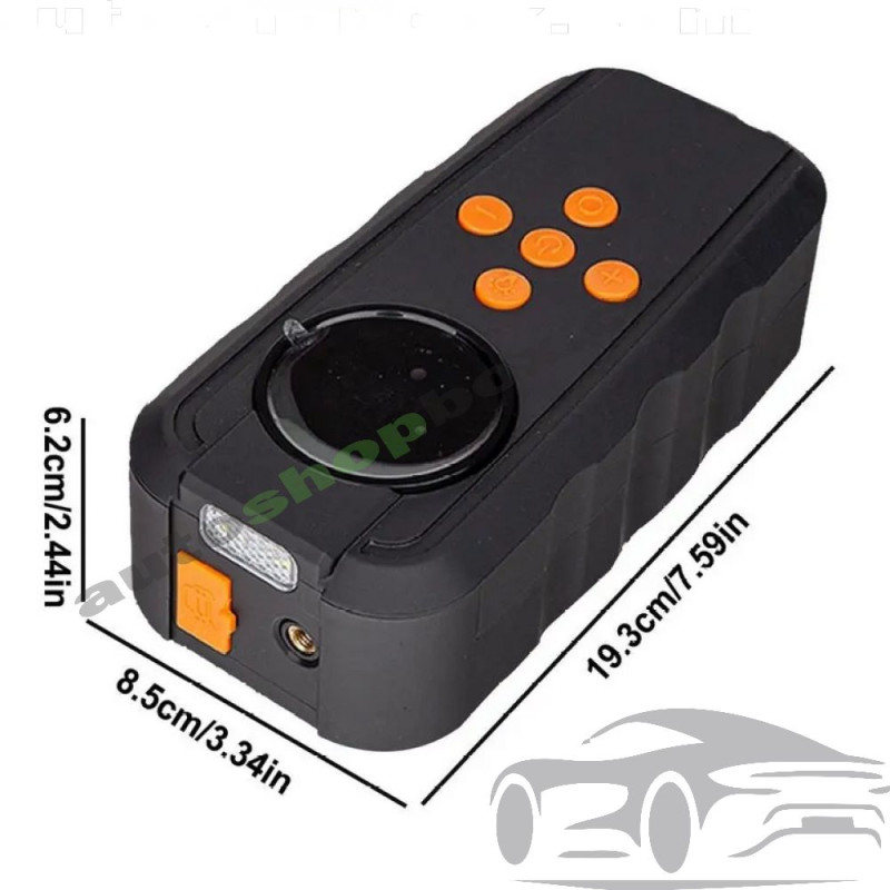 Акумулаторен Бустер за Кола и Компресор 3-в-1 Jump Starter 1250A