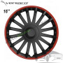 Тасове за джанти 16'' Versaco Crystal RO Black, комплект 4 бр.