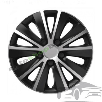Комплект тасове за джанти 14" Versaco Rapid Silver / Black (4 бр.)
