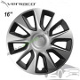 Тасове за джанти 16'' Versaco Stratos Silver / Black, комплект 4 бр.