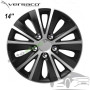 Комплект тасове за джанти 14" Versaco Rapid NC Silver / Black (4 бр.)