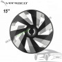 Комплект тасове за джанти 15" Versaco Vector RC Black/Silver (4 бр.)