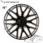Тасове за джанти 16'' Versaco Dakar Black / Silver, комплект 4 бр.