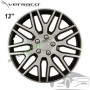 Комплект тасове за джанти 13" Versaco Dakar NC Silver/Black (4 бр.)