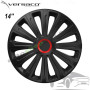 Комплект тасове за джанти 14" Versaco Trend RR Black (4 бр.)