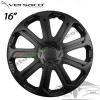 Тасове за джанти 16'' Versaco Evo Black, комплект 4 бр.