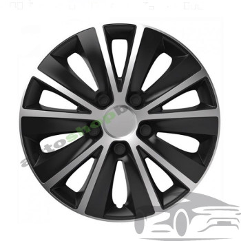 Комплект тасове за джанти 13" Versaco Rapid Silver / Black (4 бр.)