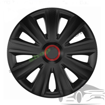 Комплект тасове за джанти 13" Versaco Carbon Aviator RR Black (4 бр.)