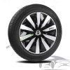 Тасове за джанти 14" Sparco LAZIO - 4 броя (Черно и Сребристо)