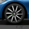 Тасове за джанти 15" Sparco MILANO - 4 броя (Черно и Сребристо)