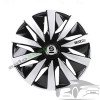 Тасове за джанти 16" Sparco LAZIO - 4 броя (Черно и Сребристо)