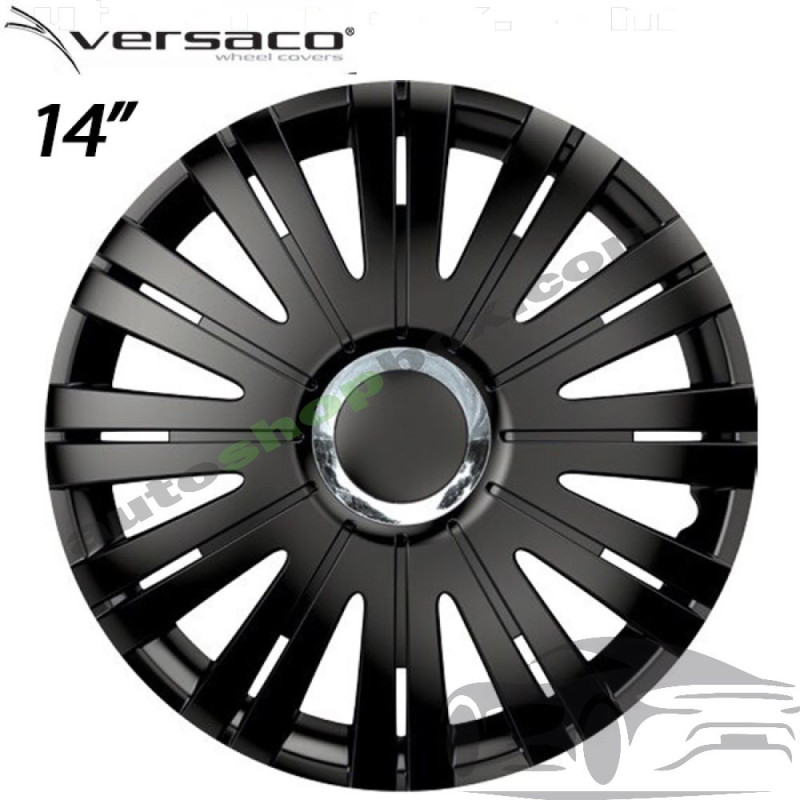 Комплект тасове за джанти 14" Versaco Active RC Черни (4 бр.)